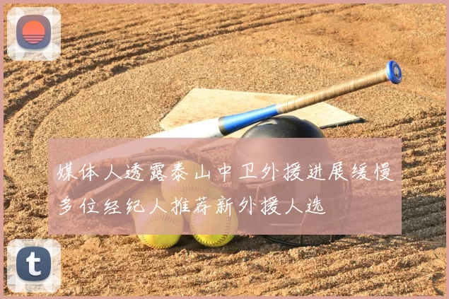 媒体人透露泰山中卫外援进展缓慢多位经纪人推荐新外援人选