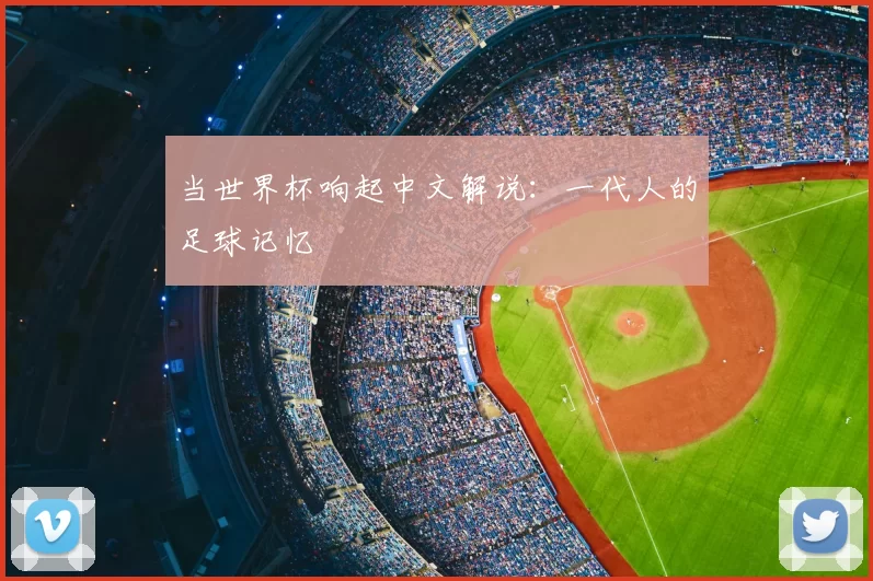 当世界杯响起中文解说:一代人的足球记忆